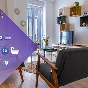 Le Lys- T3 Tout Equipé, Vue Imprenable Sur Le Château De Appartement Lourdes